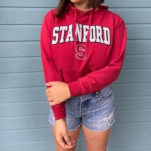 Red Stanford sweatshirt